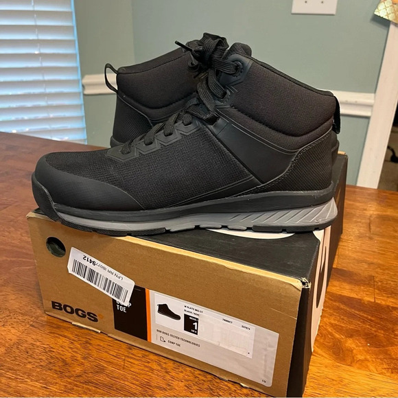 Bogs Slate Mid CT Men's Work Boots Comp Toe size 10 - Picture 6 of 12